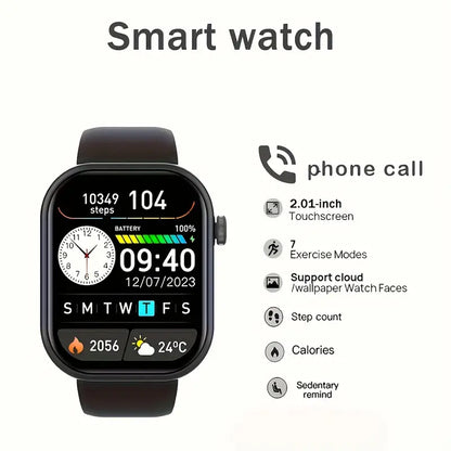 DXPICR 1.7" Touchscreen Rechargeable Smart Watch