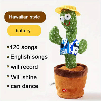 Dancing Cactus Can Twist Dancing Cactus Can Learn Tongue, Talk And Sing Plush Toy