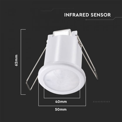 PIR CEILING SENSOR-WHITE BODY (MAX:400W LED)