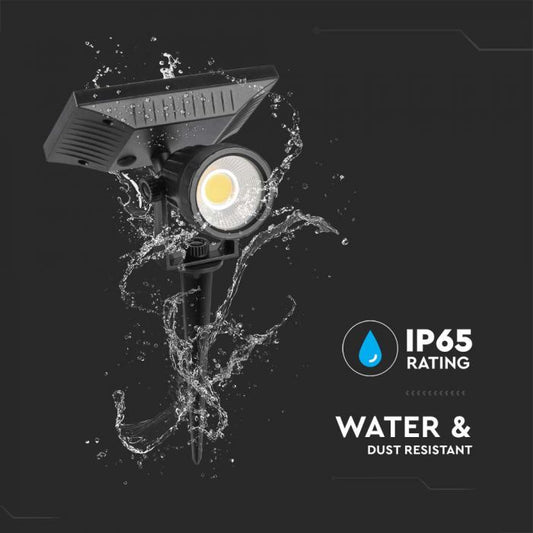 2W LED Solar Spike IP65 4000K