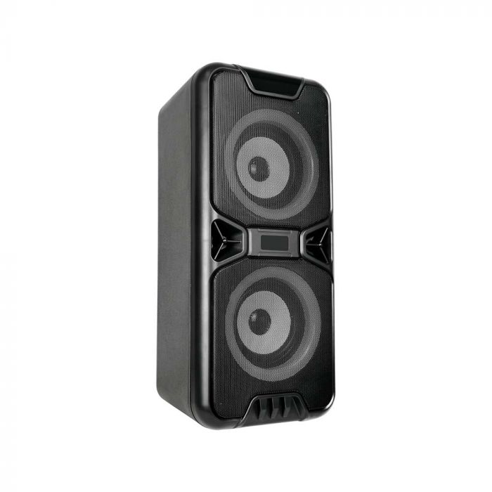 2x10W Rechargeable Speaker USB & TF Card Slot RGB 2x4 inch Woofer