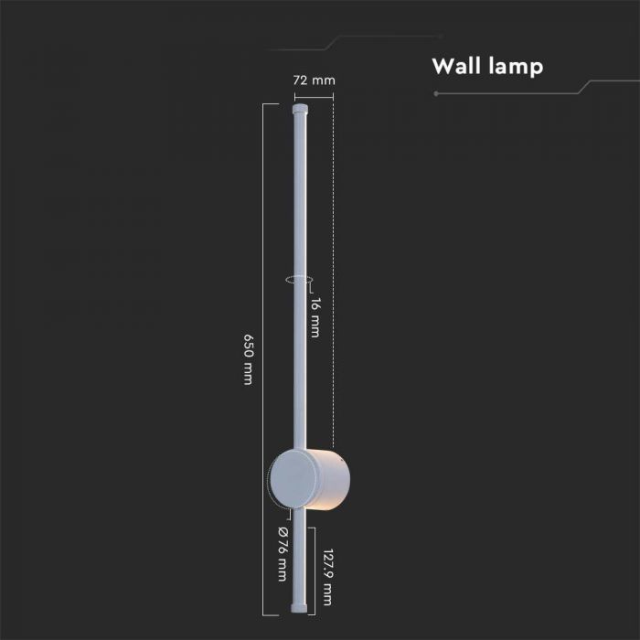 12W LED WALL LAMP