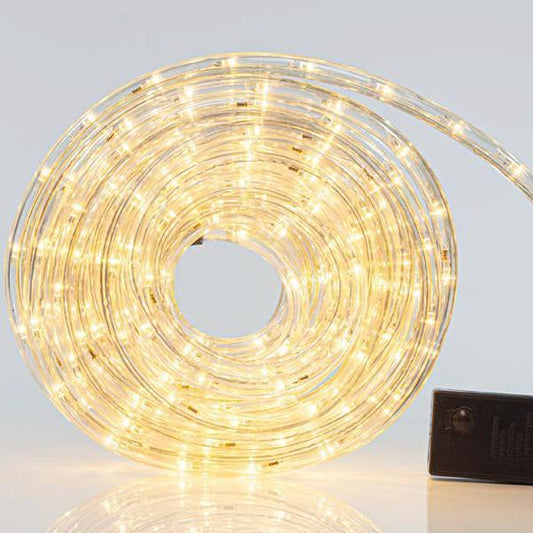 LED ROPE LIGHT, 2-WAY, WITH PROGRAM, WARM WHITE, 10M, 24 LED/M, IP44