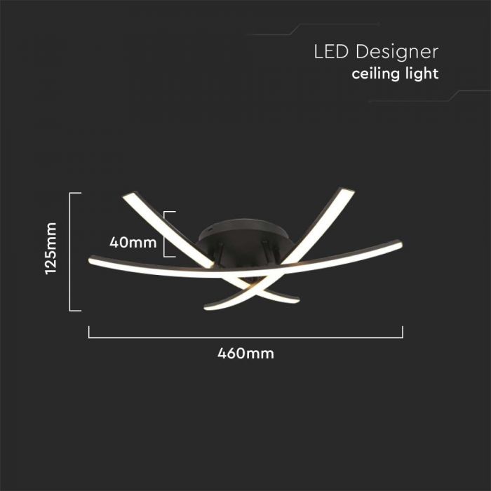 20W 3L CEILING LAMP LED DESIGNER LIGHT 3000K