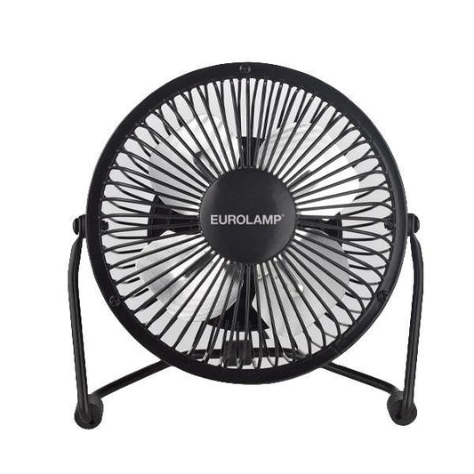 METAL TABLE FAN MINI WITH USB BLACK Φ10 4W 5V