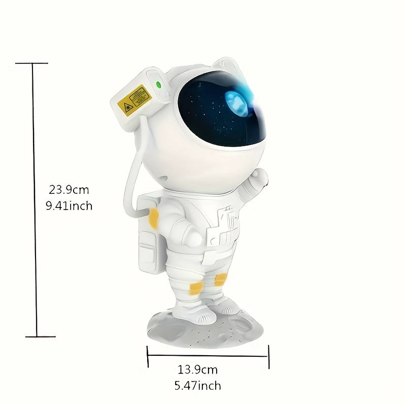 pc Astronaut Star Projector, Remote Control Spaceman Night Light With Timer, For Gaming Room, Home Theater, Bedroom