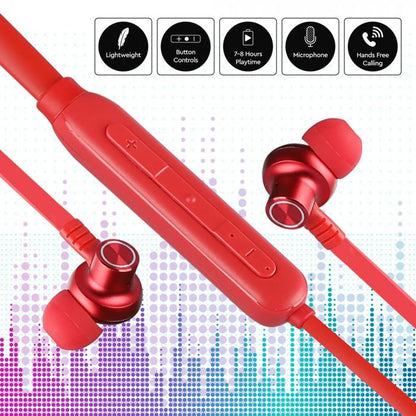Sport Headset Bluetooth 500mAh Red