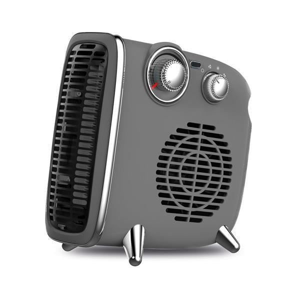 FAN HEATER VINTAGE 1800W GREY