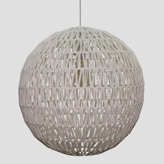 CEILING LIGHT FIXTURE SIMPLE Ε27 MAX40W Φ50X50CM WHITE ROPE