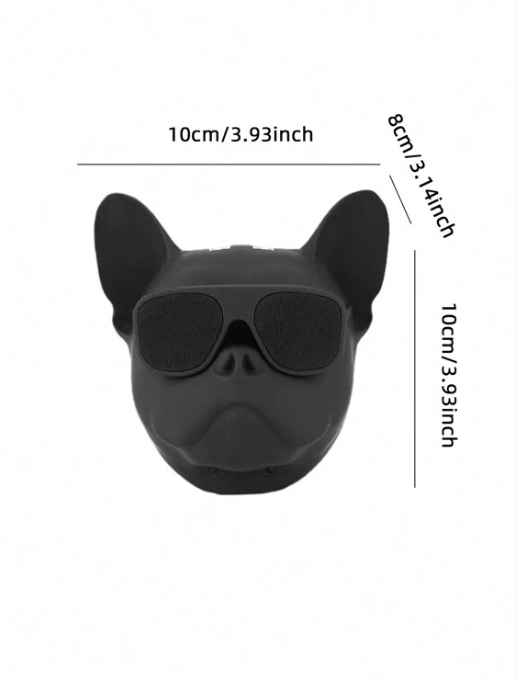 Puffer Dog Design Wireless Speaker Touch Dog Head Wireless Audio Heavy Bass Outdoor Portable Combination HIFI