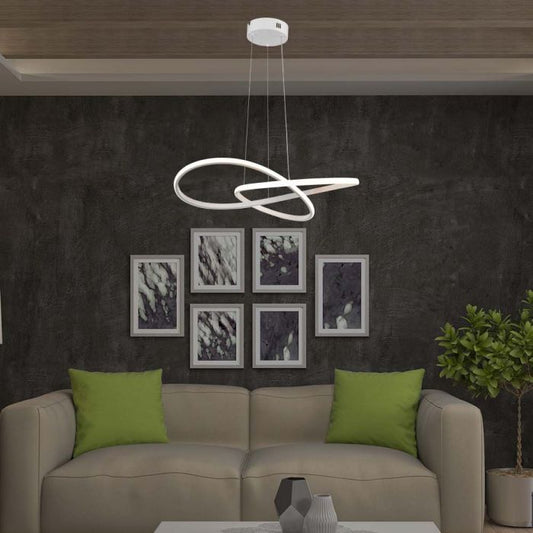 LED HANGING DECORATIVE LAMP D:500 3000K WHITE BODY