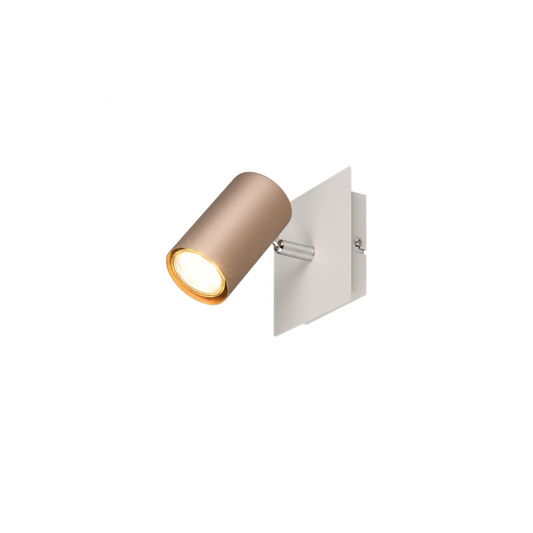 Wall Mounted Spot 1xGU10 MARLEY Coffee Metal