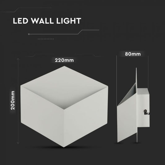 3W-WALL LIGHT WITH BRIDGELUX CHIP 4000K WHITE BODY