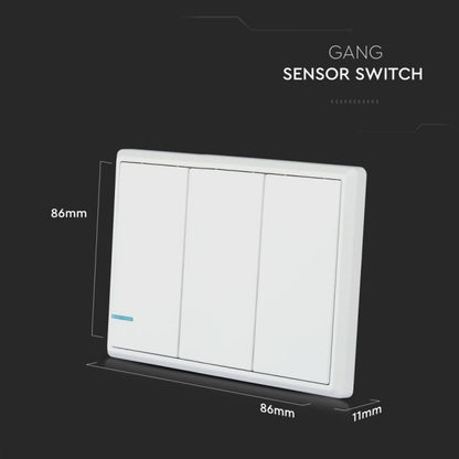 3 GANG WAY SENSOR SWITCH IP54