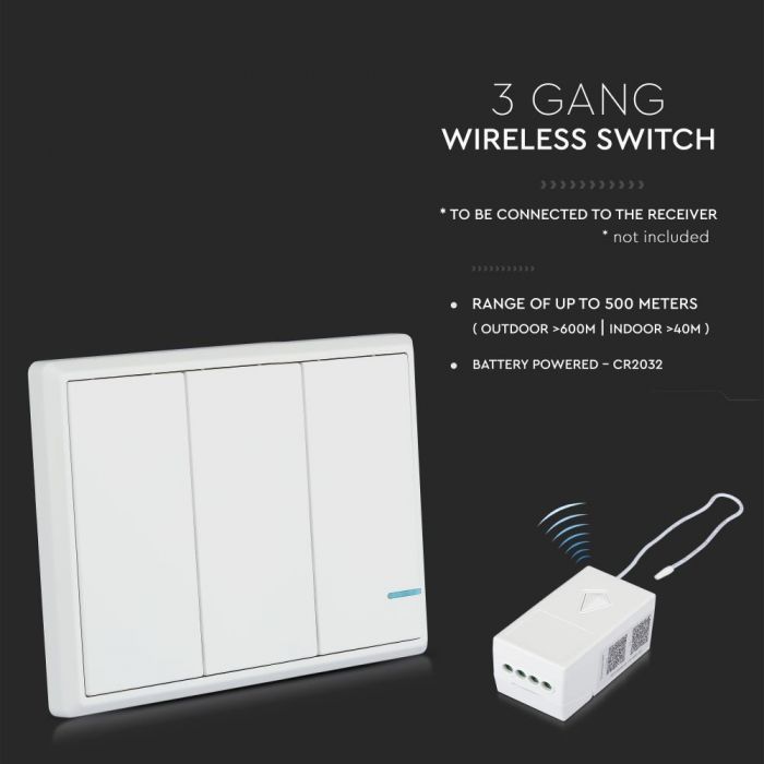 3 GANG WAY SENSOR SWITCH IP54