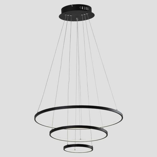 CEILING LIGHT FIXTURE ROUND LED 42W Φ20XΦ40XΦ60X120 BLACK