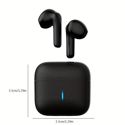 New Wireless Dual-ear Touch Low-power Leather Stereo 5.1 Sports Game Earplug-style BT Headset