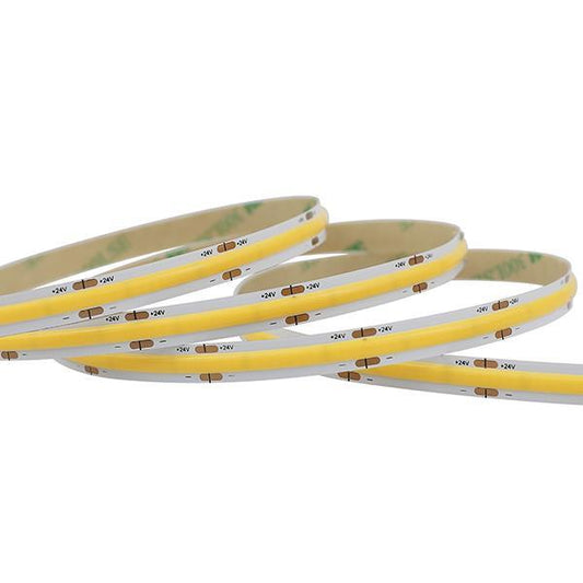 LED TAPE COB 5M 12W 24V 3000K 480L/M IP44 PRO