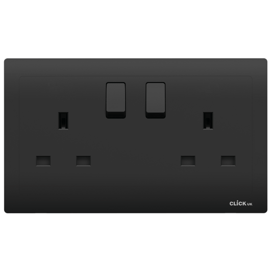 CPC036BK 13A SWITCHED 2 GANG SOCKET "