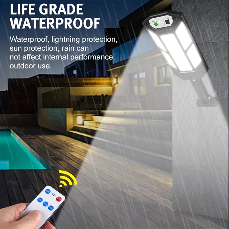 2 Pack Super Bright Solar Street Wall Lights, Illuminate Your Outdoor Space With This Super Bright 6500K LED Solar Wall Light!