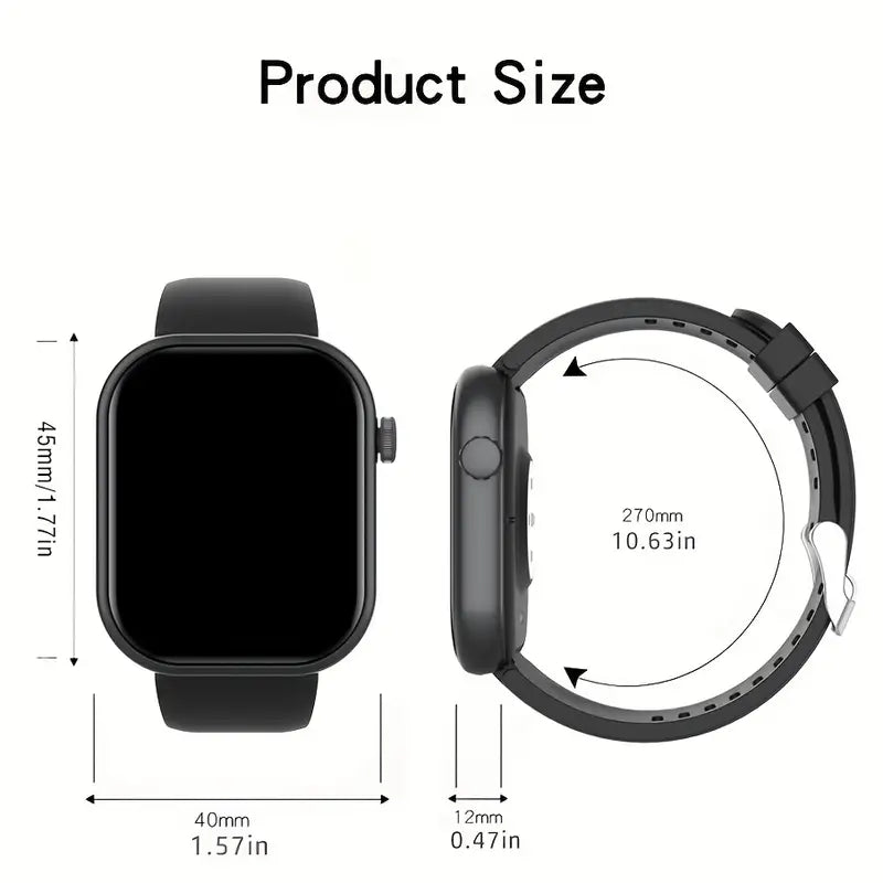DXPICR 1.7" Touchscreen Rechargeable Smart Watch