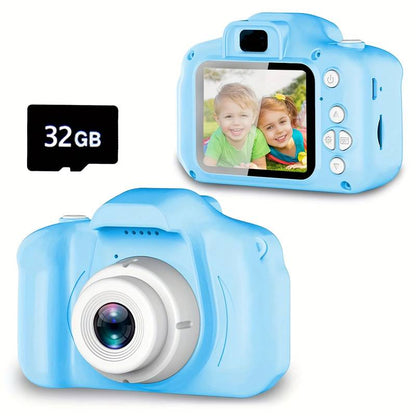 Seckton Upgrade Kids Selfie Camera, , HD Digital Video Cameras For Toddler, Portable Toy With 32GB SD Card