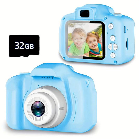 Seckton Upgrade Kids Selfie Camera, , HD Digital Video Cameras For Toddler, Portable Toy With 32GB SD Card