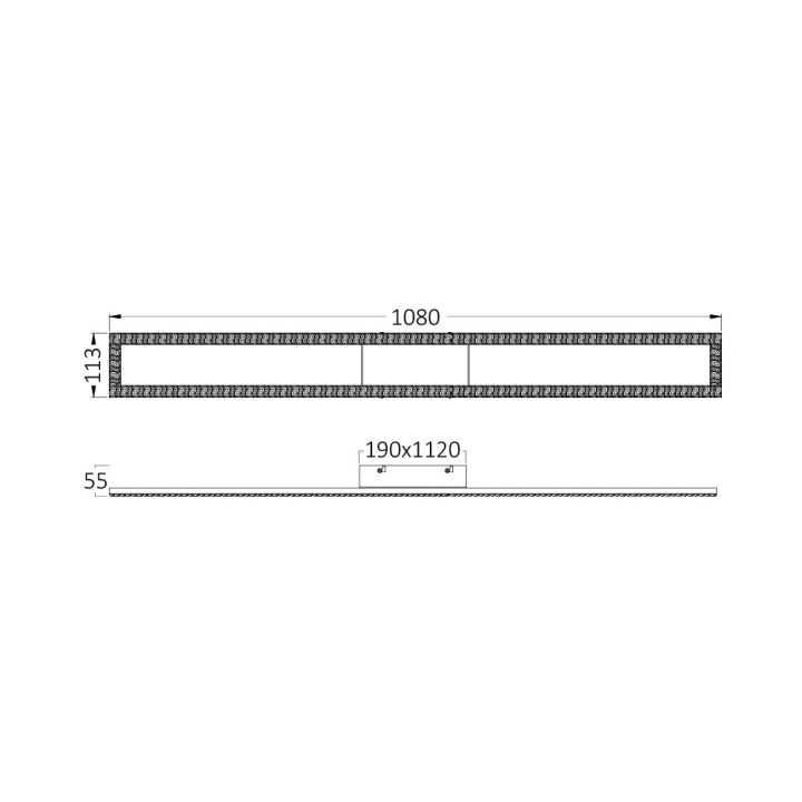 Braytron Φωτιστικό Οροφής LED Crystal 40W CCT Με Control Μαύρο Dimmable