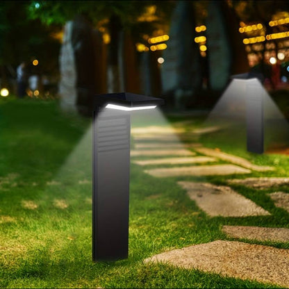 1pc Outdoor Solar Lights, Waterproof L-Shaped Solar Pathway Lights, For Pathway Garden Yard, Halloween Decorations Lights Outdoor