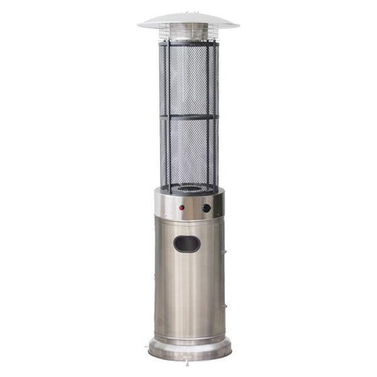 GAS HEATER STAND CIRCLE FLAME 1,80M 11KW INOX (STAINLESS STEEL)