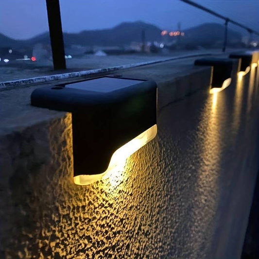 8 Packs Solar Deck Lights - Brighten Up Your Outdoor Space with Waterproof LED Lights