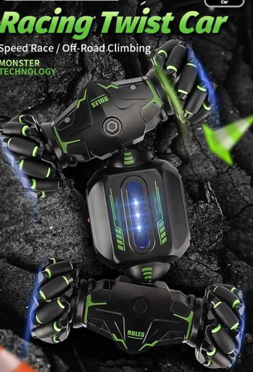 Dual Remote Control Climbing Stunt Car