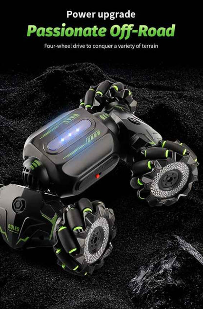 Dual Remote Control Climbing Stunt Car