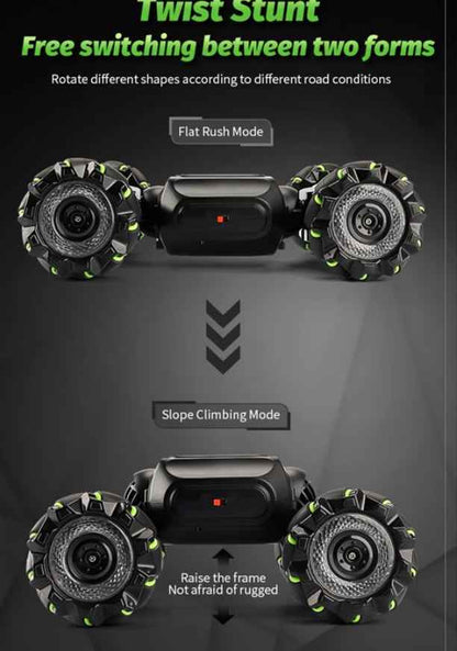 Dual Remote Control Climbing Stunt Car