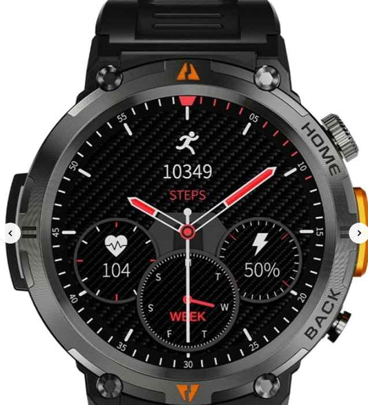 Pc Orange Light Smart Watch for Men 1.45'