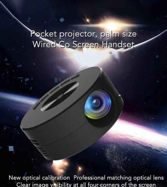 1080P portable mini projector with built-in speaker