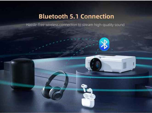 Native 1080P Bluetooth Projector