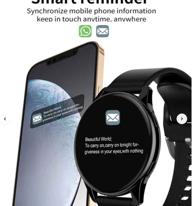 New 2023 Hot Unisex Silicone Strap Smart Watch,
