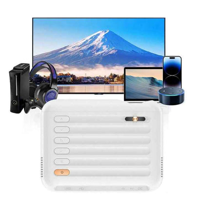Mini Projector With WiFi And BT Mini 1080P Home Theater Movie Projector Portable Outdoor