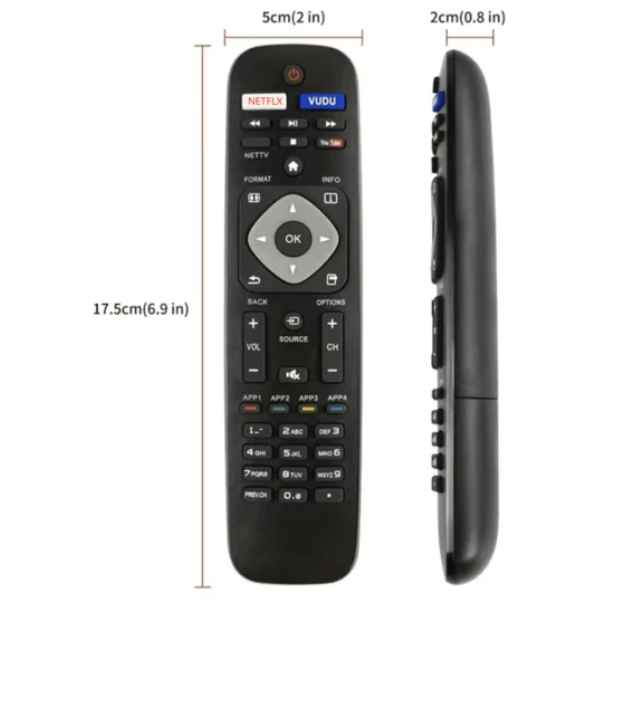 Newest Universal Philips TV Remote Control NH500UP For Philips LCD LED 4K UHD Smart TVs