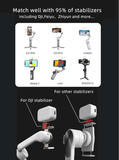 1pc Led Magnetic Fill Light, With Adjustable Color Temperature & Brightness,