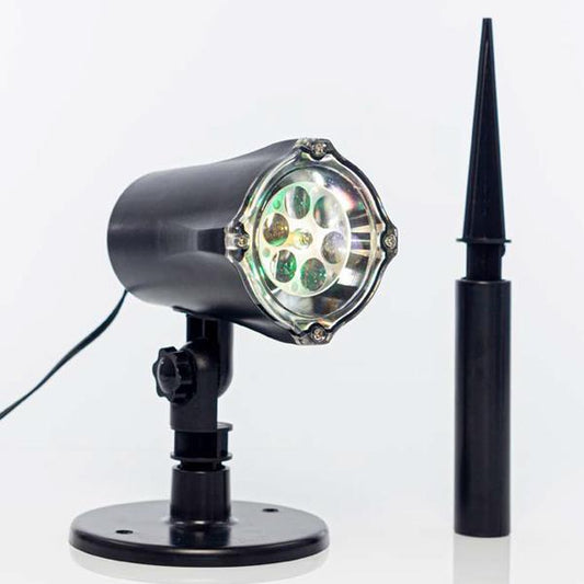LED PROJECTOR, WITH PROGRAMM, WITH COLORED CHRISTMAS DESINGS, 8X11,5X33,5CM, IP44