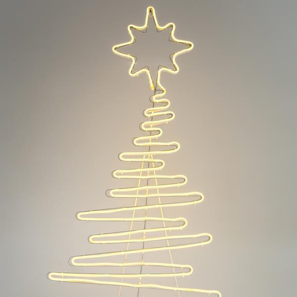 TREE, 7M NEON LED ROPE LIGHT, 2-WAY, WARM WHITE, 108X52CM, IP44