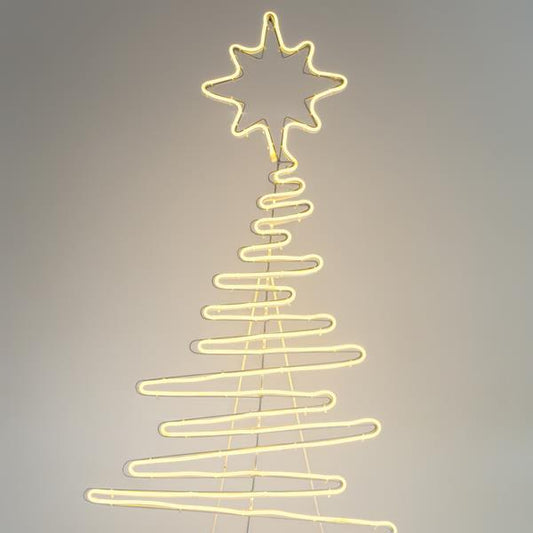 TREE, 7M NEON LED ROPE LIGHT, 2-WAY, WARM WHITE, 108X52CM, IP44