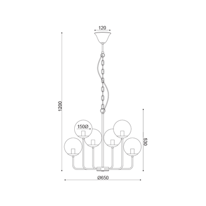 Pendant Lamp E14 Multilight