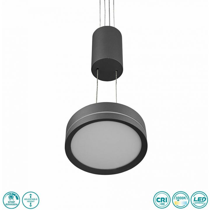 Pendant LED Lamp 3x9W Aluminum
