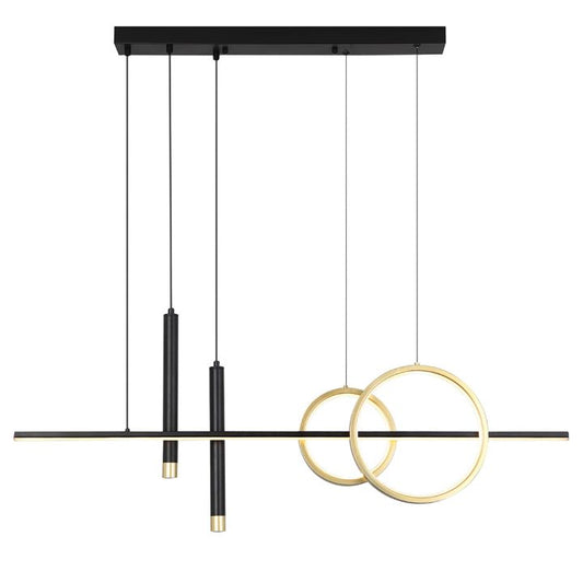 Multilight Pendant LED 22.4W Combo Metallic Black/Gold