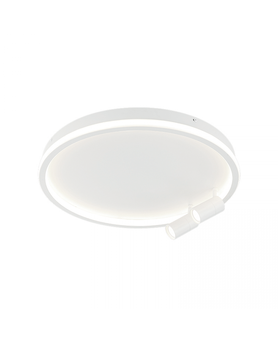 CEILING LED LIGHT 61W + 2X5W 3000K ALUMINIUM