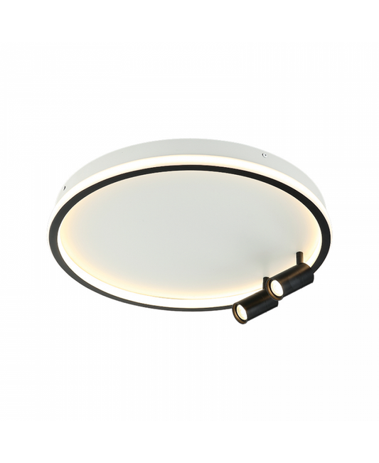 CEILING LED LIGHT 61W + 2X5W 3000K ALUMINIUM