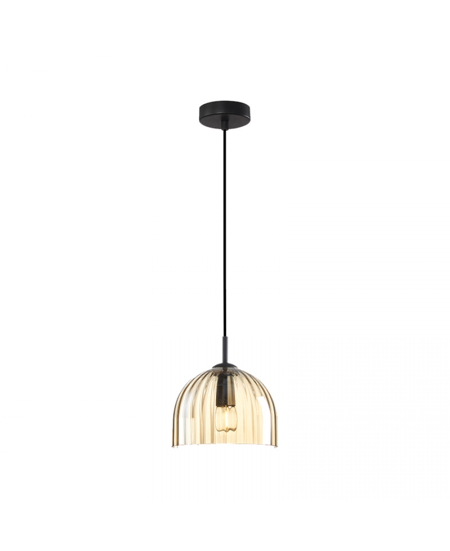 PENDANT LIGHT 1XE14 GLASS CHAMPAGNE